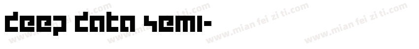 deep data semi字体转换